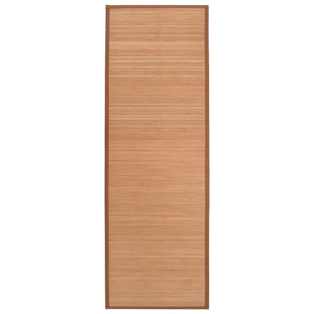 vidaXL Covor yoga, maro, 60 x 180 cm, bambus
