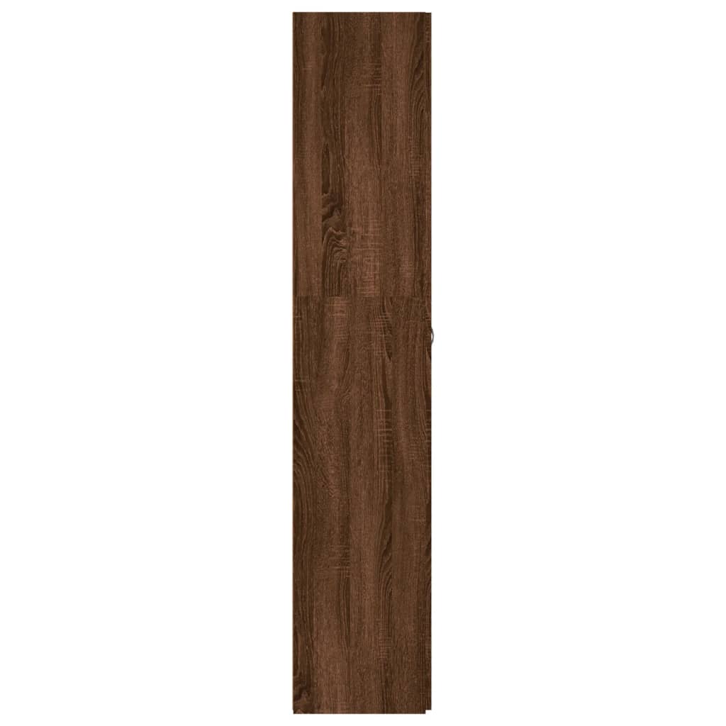 vidaXL Pantofar, stejar maro, 80x35,5x180 cm, lemn prelucrat