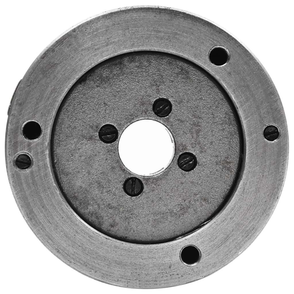 vidaXL Mandrină de strung cu 4 fălci, 80 mm, oțel