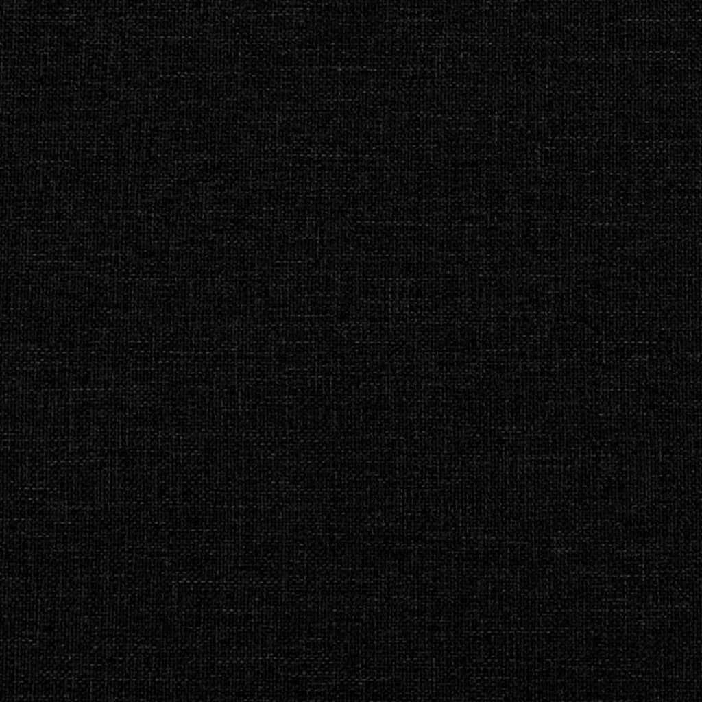 vidaXL Șezlong, negru, material textil