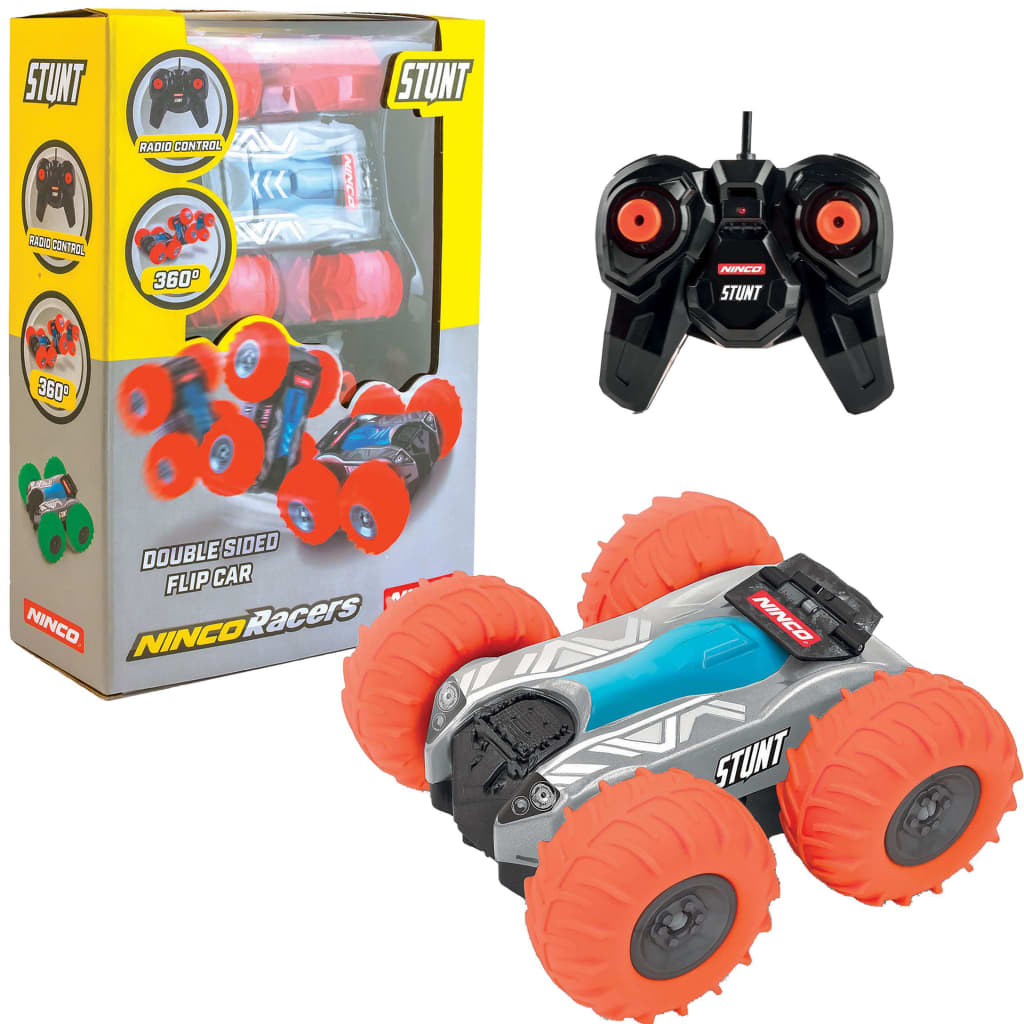 Ninco Mașinuță de jucărie cu telecomandă Stunt, rotativă, portocaliu