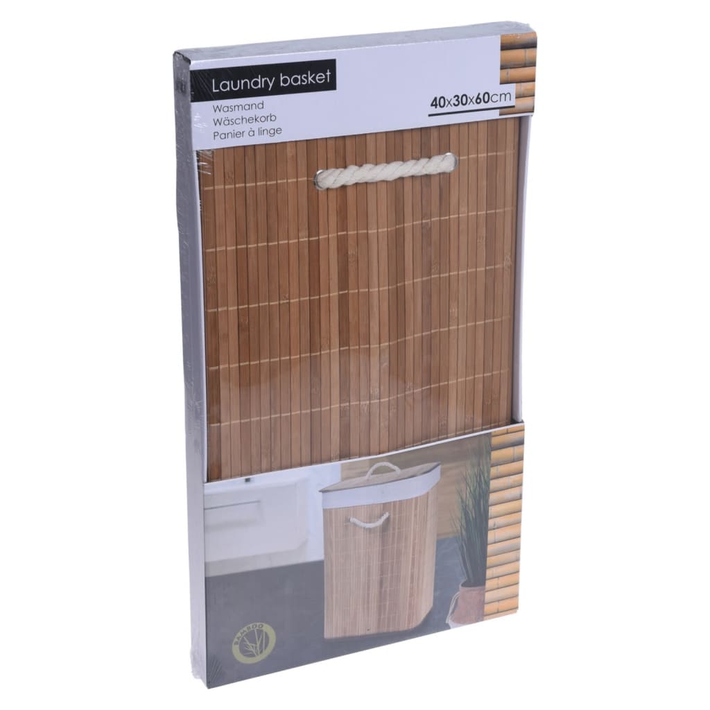 Bathroom Solutions Coș de rufe pliabil, bambus