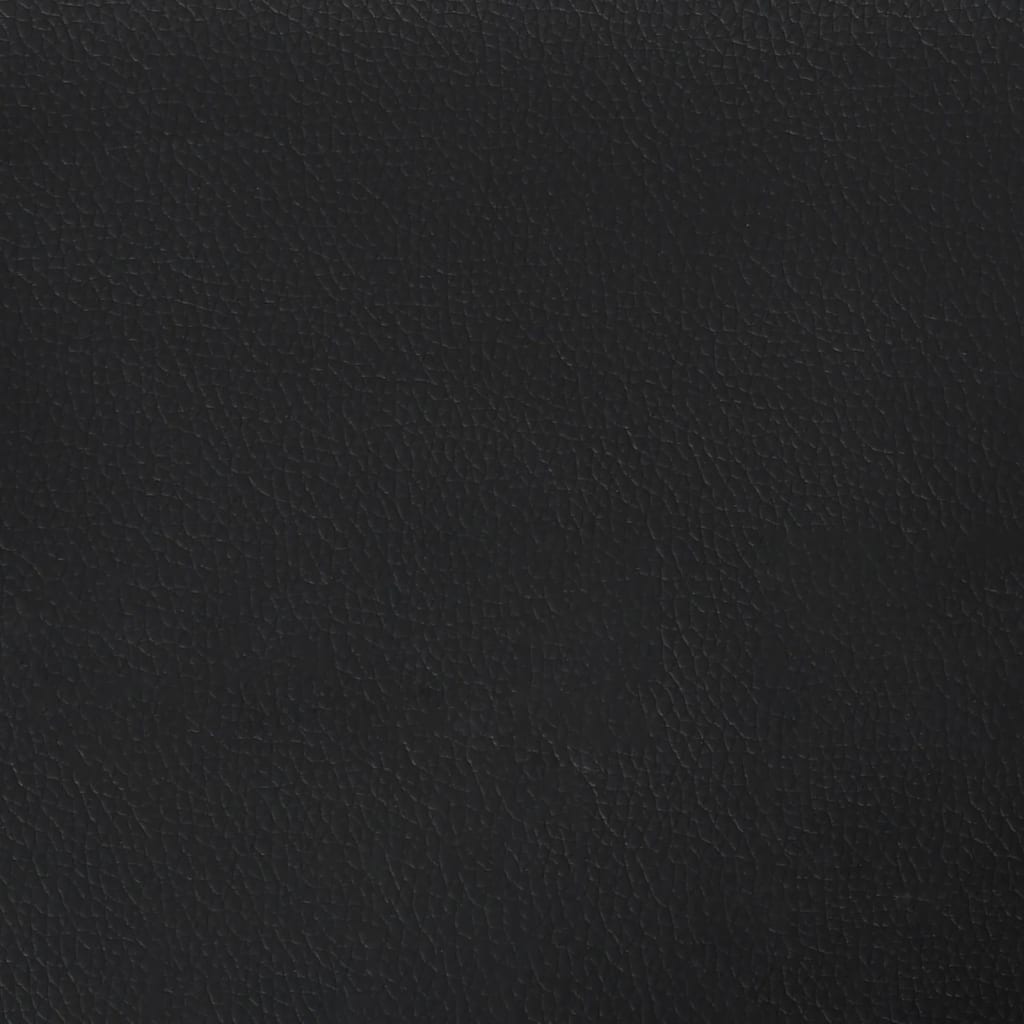 vidaXL Taburet, negru, 60x50x41 cm, piele ecologică
