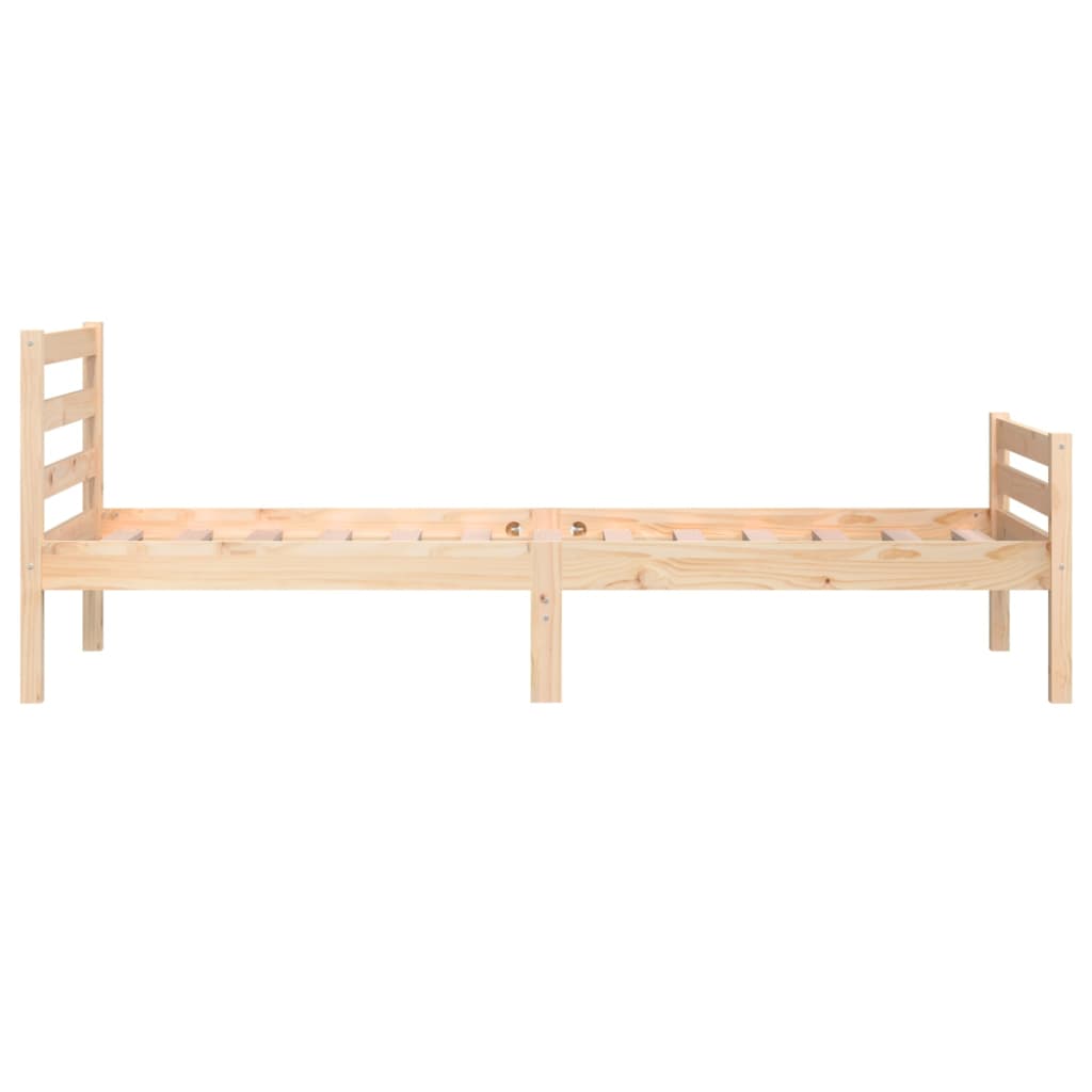vidaXL Cadru de pat, 90x200 cm, lemn masiv