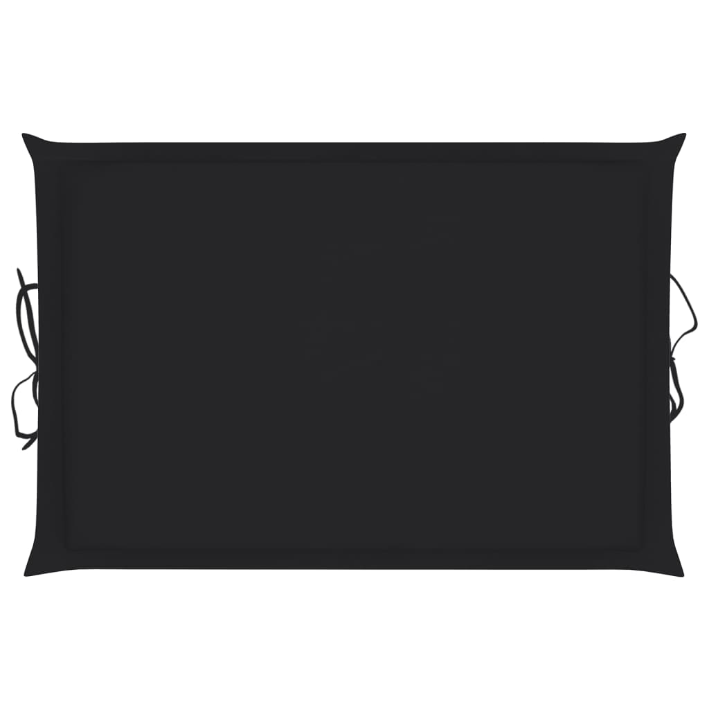 vidaXL Pernă de șezlong, negru, 186x58x3 cm, textil oxford