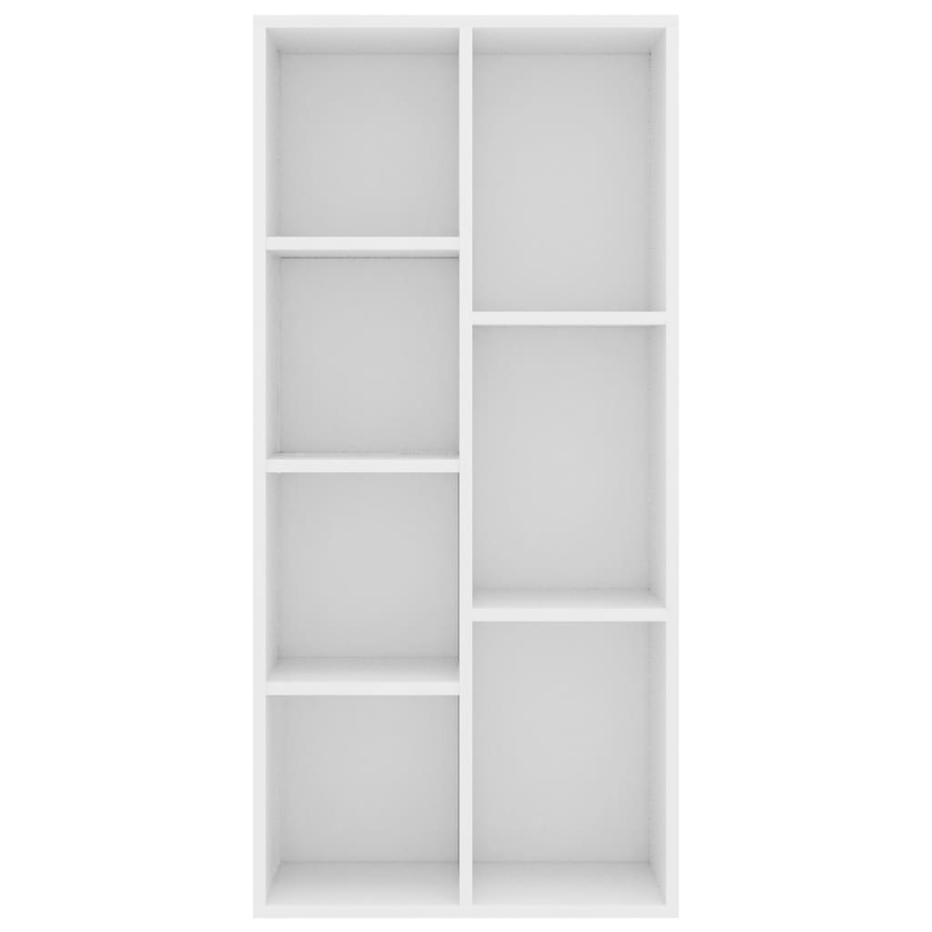 vidaXL Bibliotecă, alb, 50 x 25 x 106 cm, PAL
