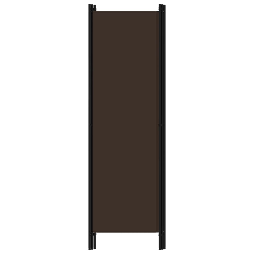 vidaXL Paravan de cameră cu 3 panouri, maro, 150 x 180 cm