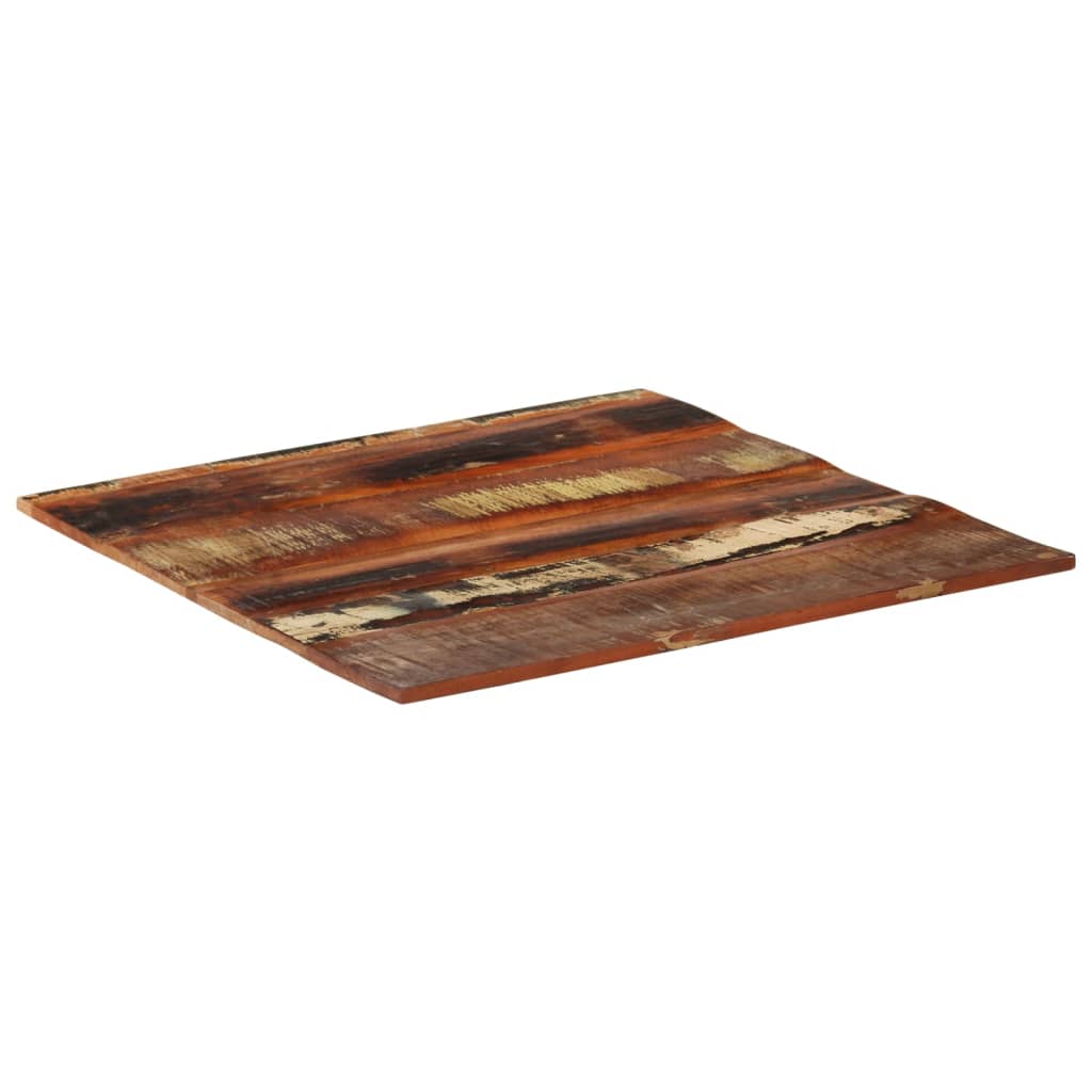 vidaXL Blat de masă pătrat, 80 x 80 cm, lemn masiv reciclat, 15-16 mm