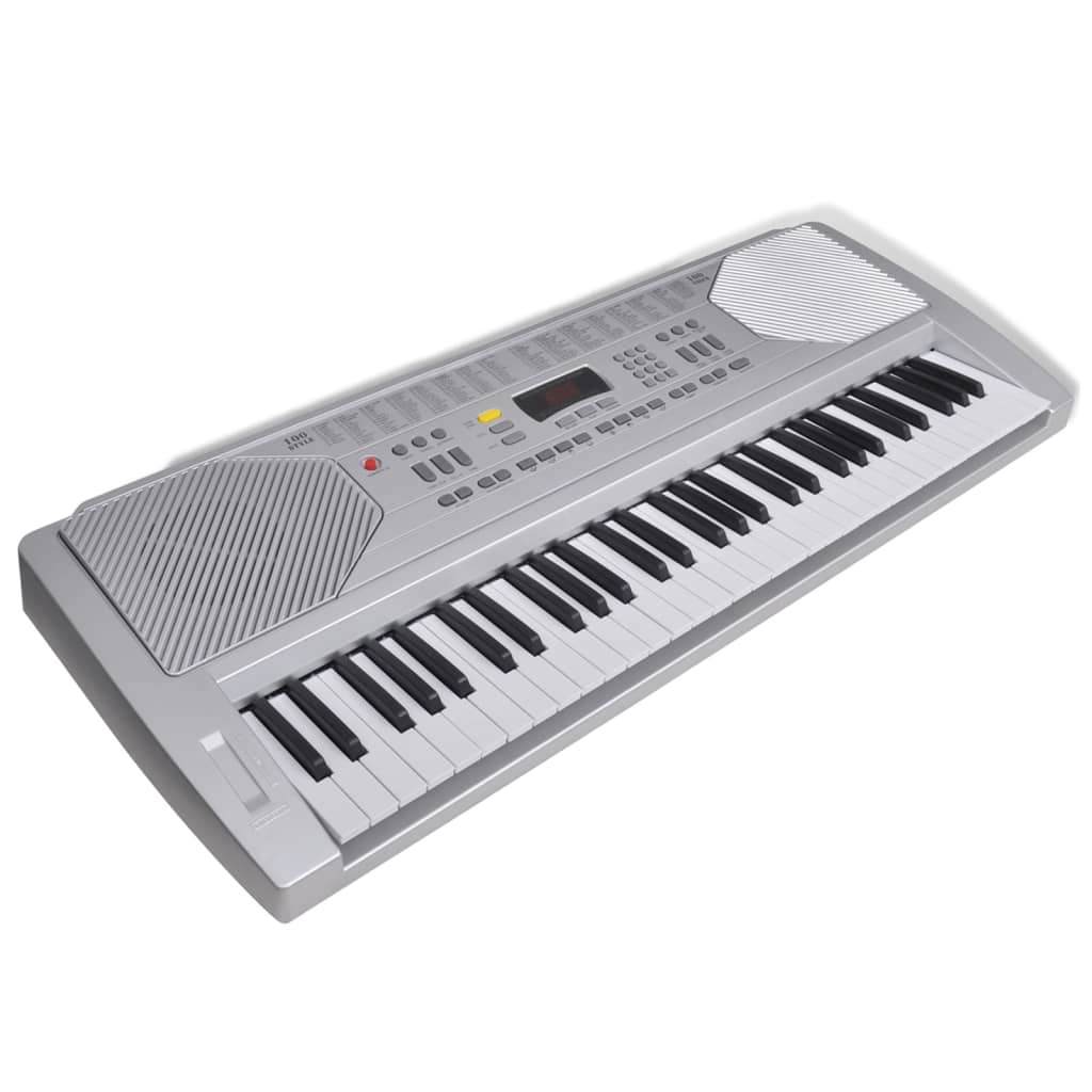 Claviatură electronică 61 clape cu suport ajustabil și pentru note