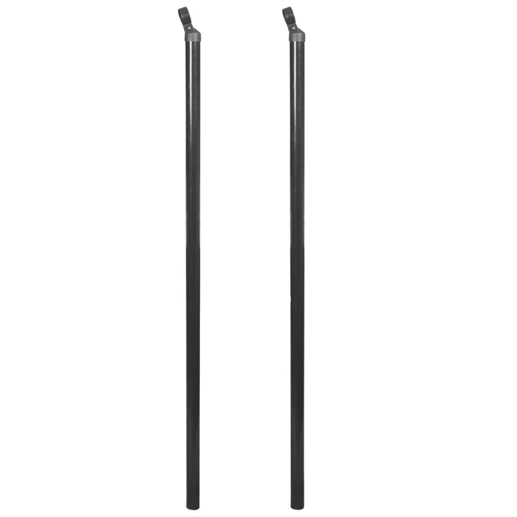 vidaXL Stâlpi de susținere pentru gard de plasă, 2 buc., 150 cm