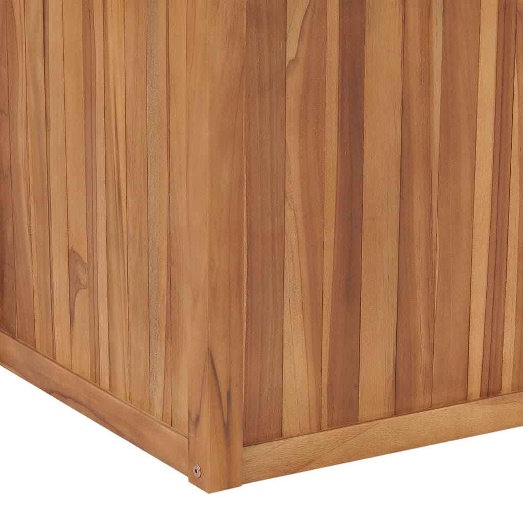vidaXL Strat înălțat, 100 x 50 x 50 cm, lemn masiv de tec