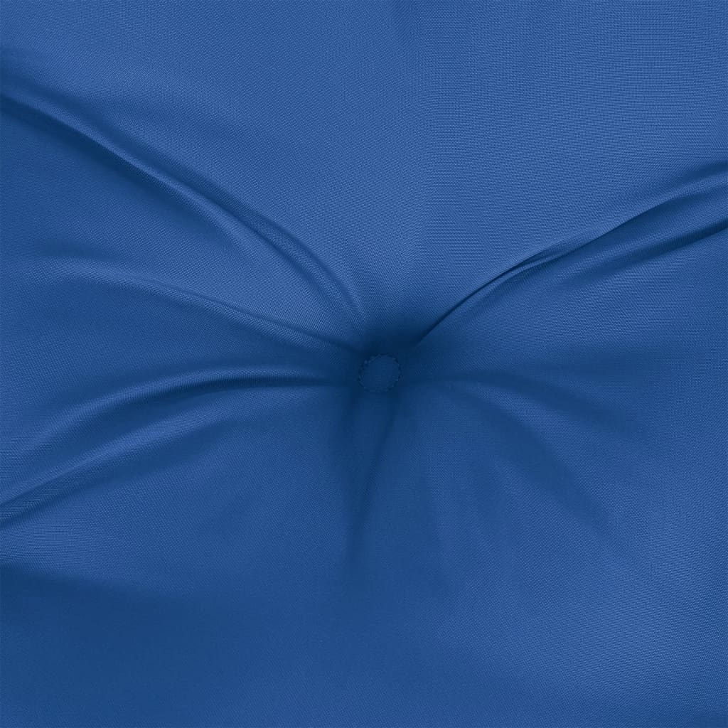 vidaXL Pernă de paleți, albastru regal, 50x40x12 cm, material textil