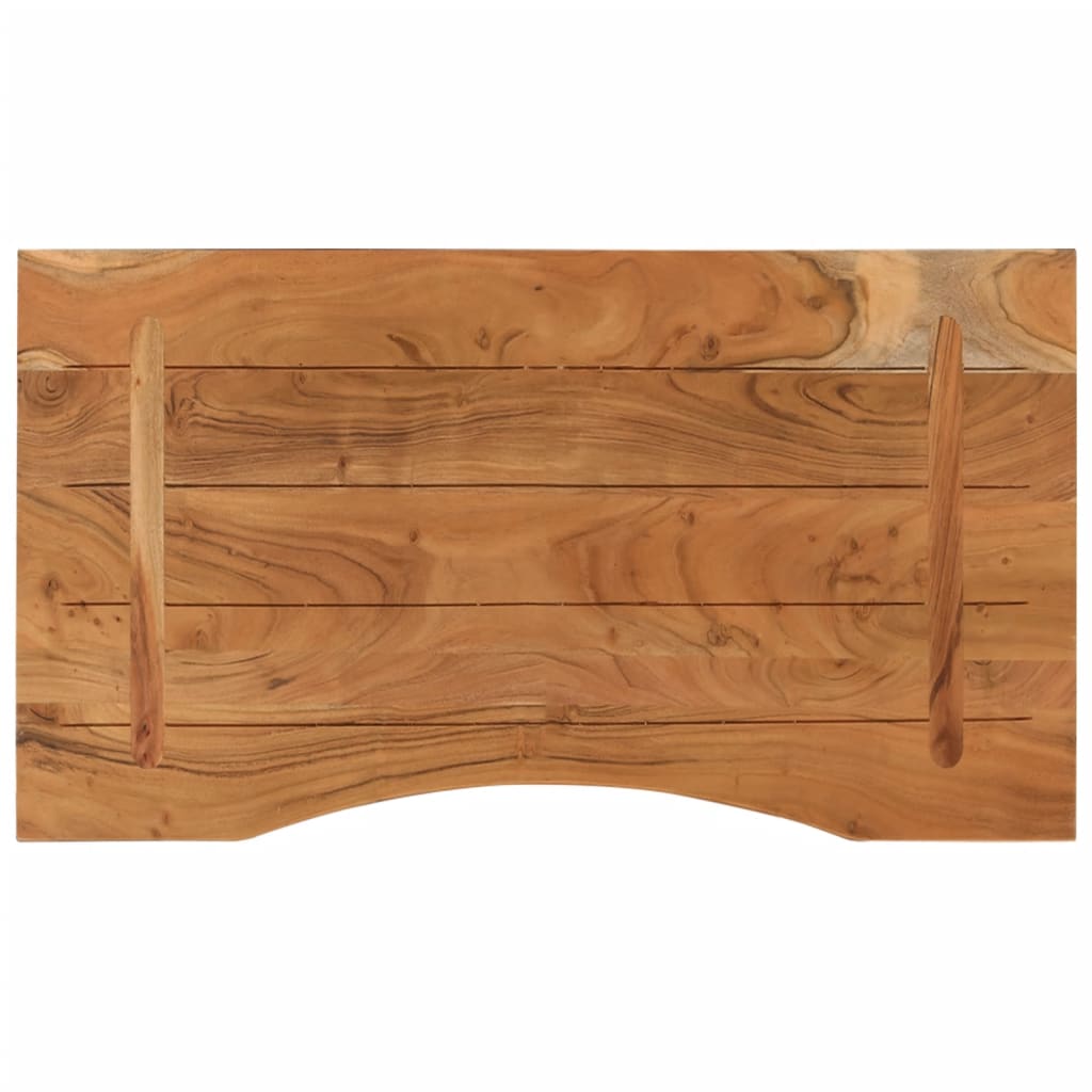 vidaXL Blat de birou 80x50x2,5 cm dreptunghiular lemn masiv de acacia