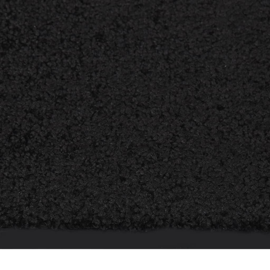 vidaXL Covoraș de ușă, negru, 80x120 cm