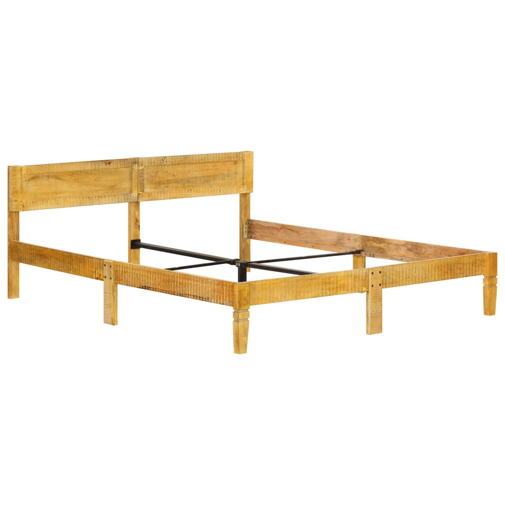 vidaXL Cadru de pat, 140 cm, lemn masiv de mango
