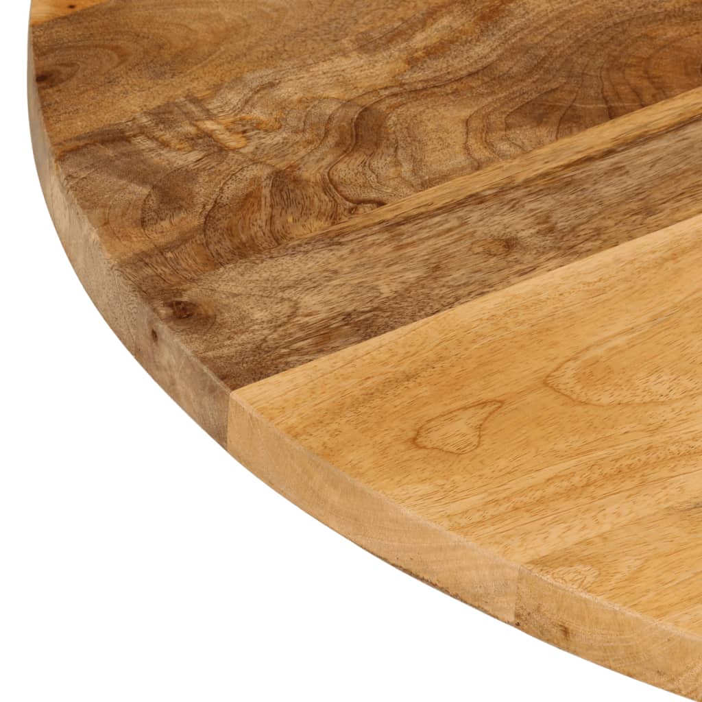 vidaXL Blat de masă rotund, Ø 50x2,5 cm, lemn masiv de mango brut