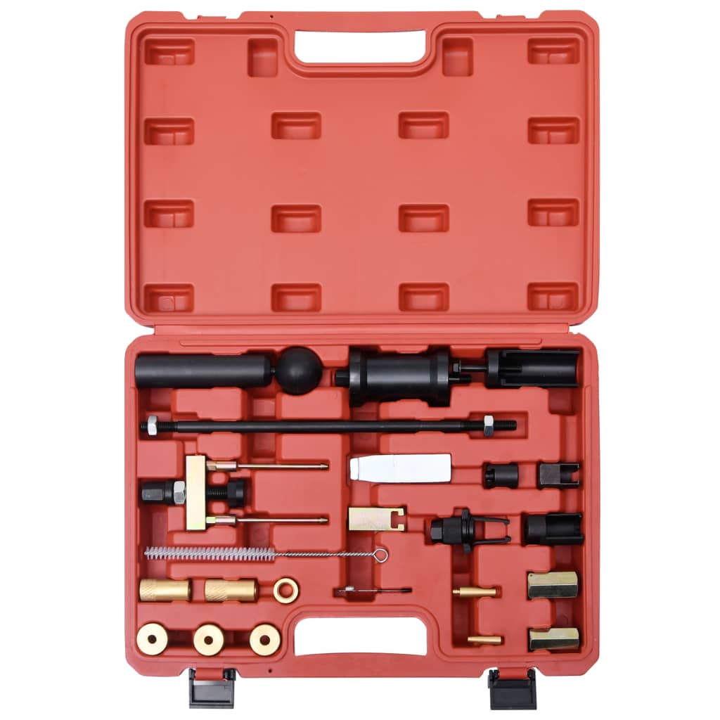 vidaXL Set extractor pentru injector diesel și benzină, 23 piese