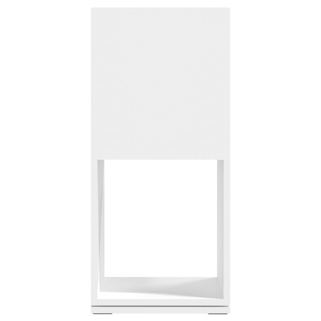 vidaXL Dulap rotativ, alb, 34,5x34,5x75,5 cm, lemn prelucrat