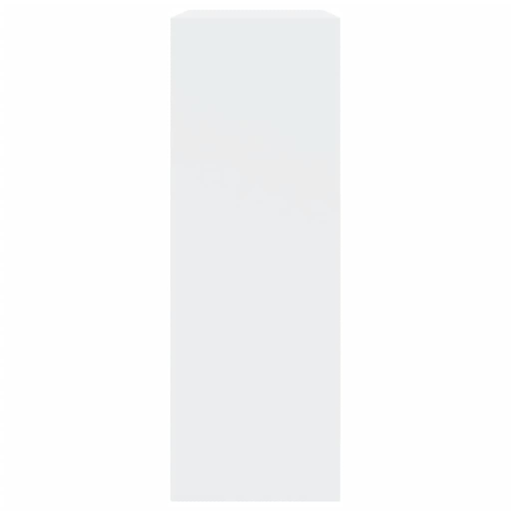 vidaXL Pantofar, alb, 80x34x96,5 cm, lemn compozit