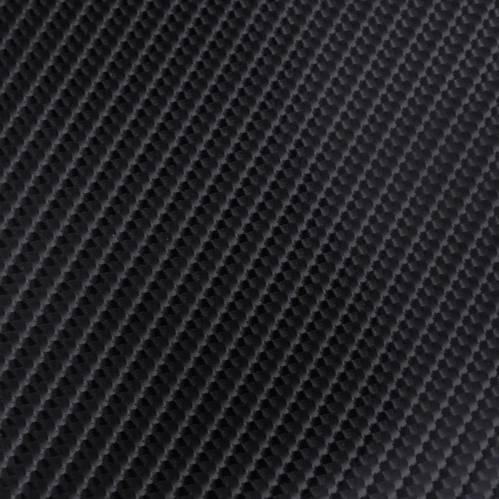 Folie mașină, model fibră carbon 4D, vinilin, 152x200 cm, negru