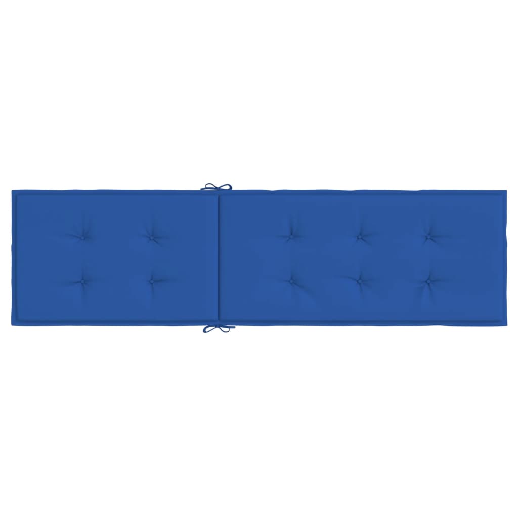 vidaXL Pernă de șezlong, albastru regal, (75+105)x 50x3 cm