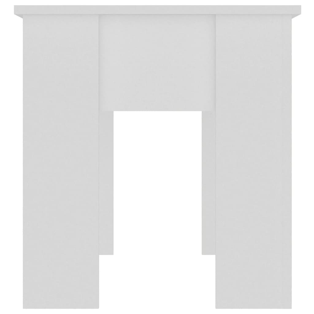 vidaXL Măsuță de cafea, alb, 101x49x52 cm, lemn prelucrat