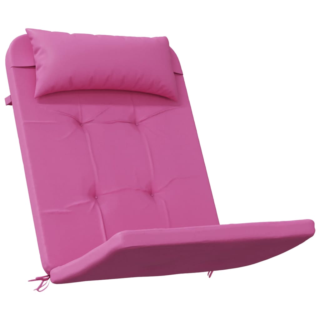 vidaXL Perne pentru scaun Adirondack, 2 buc., roz, țesătură Oxford