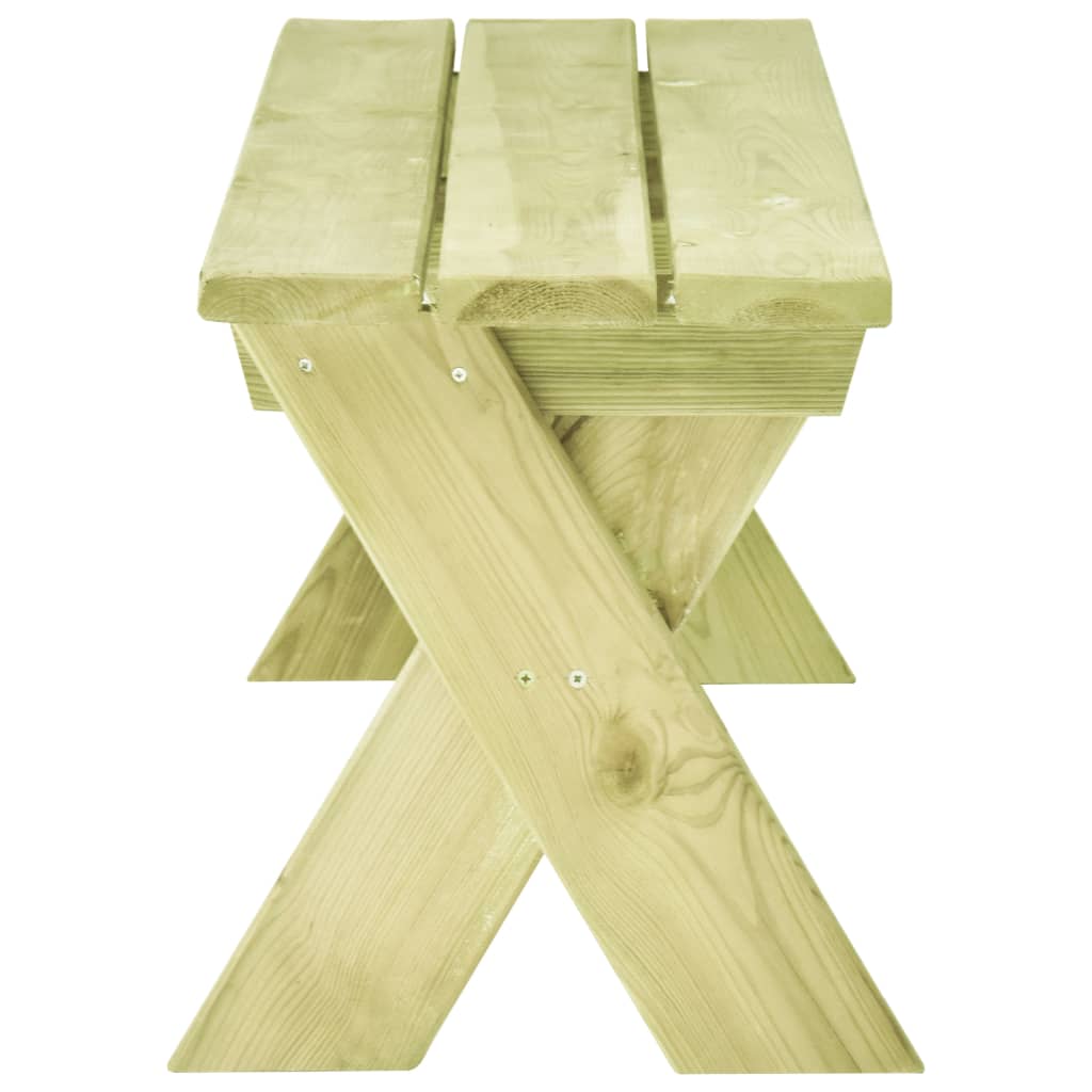 vidaXL Bancă de grădină, 170 cm, lemn de pin tratat