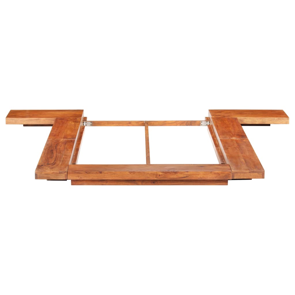 vidaXL Cadru pat futon, stil japonez, 120 x 200 cm, lemn masiv acacia