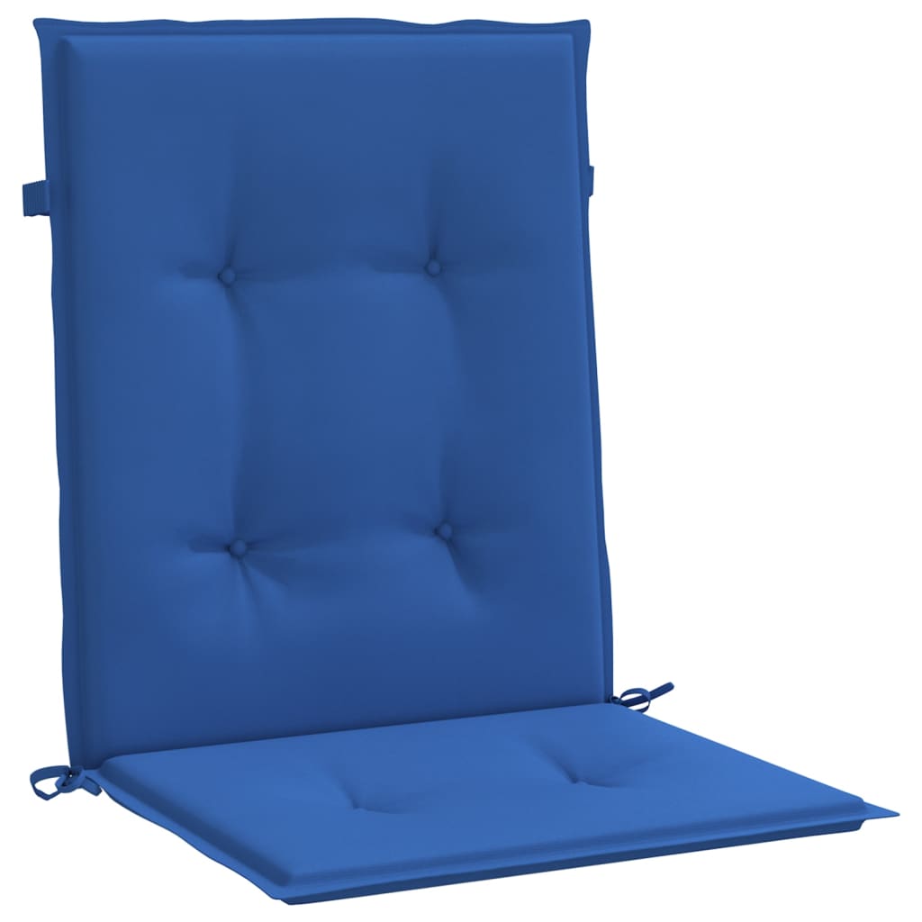 vidaXL Perne cu spătar mic, 4 buc. albastru 100x50x3 cm textil oxford