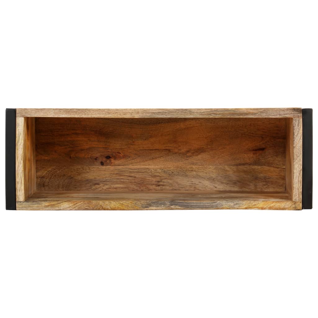 vidaXL Jardinieră, 60 x 20 x 68 cm, lemn de mango nefinisat
