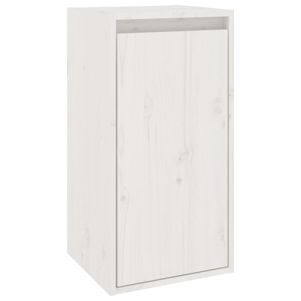 vidaXL Dulap de perete, alb, 30x30x60 cm, lemn masiv de pin
