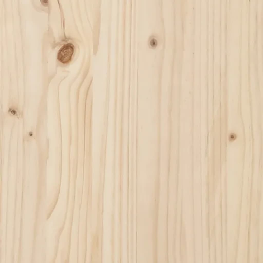 vidaXL Pat înalt de dormitor, 80x200 cm, lemn masiv de pin