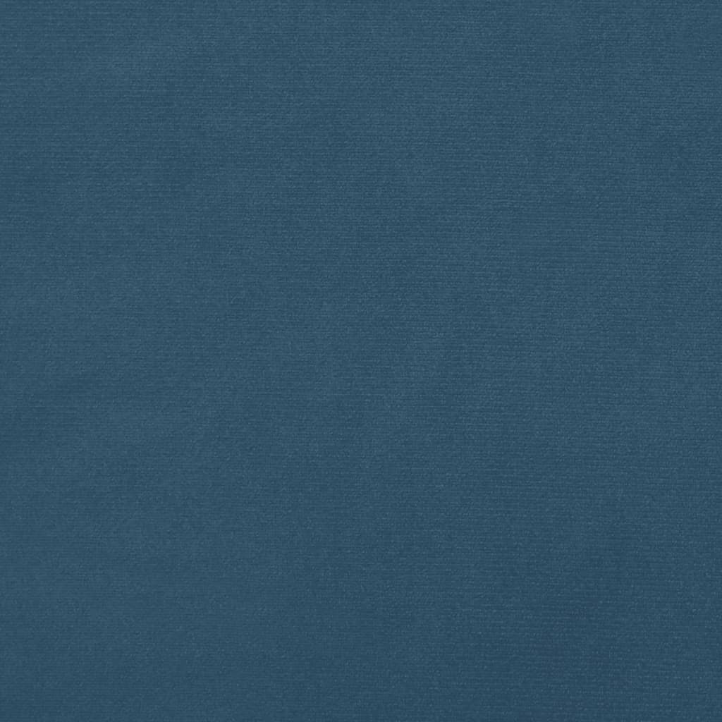 vidaXL Cadru de pat box spring, albastru închis, 80x200 cm, catifea