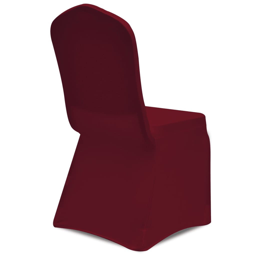 vidaXL Huse de scaun elastice, 24 buc., vișiniu