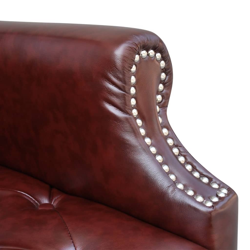 Scaun pentru birou din piele artificială rotativ reglabil Maro