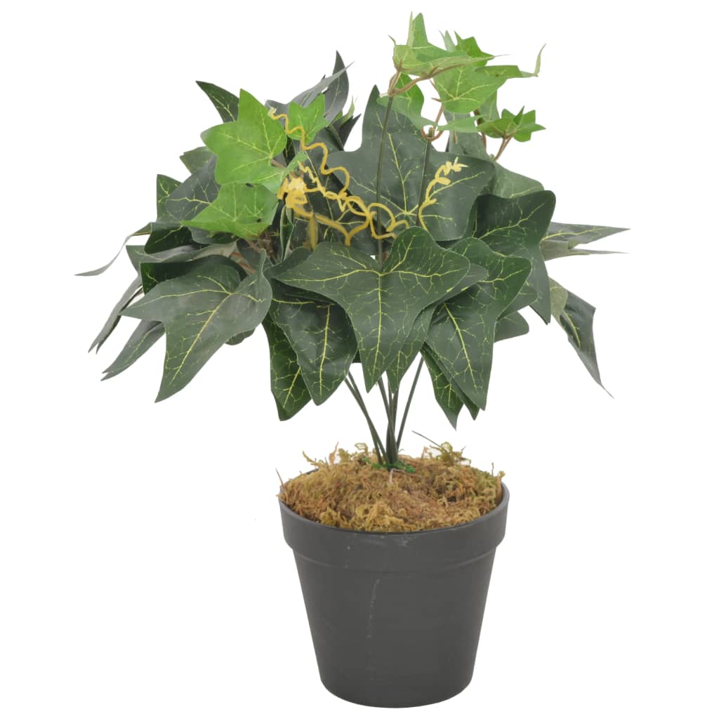 vidaXL Plantă artificială iederă cu ghiveci, verde, 45 cm