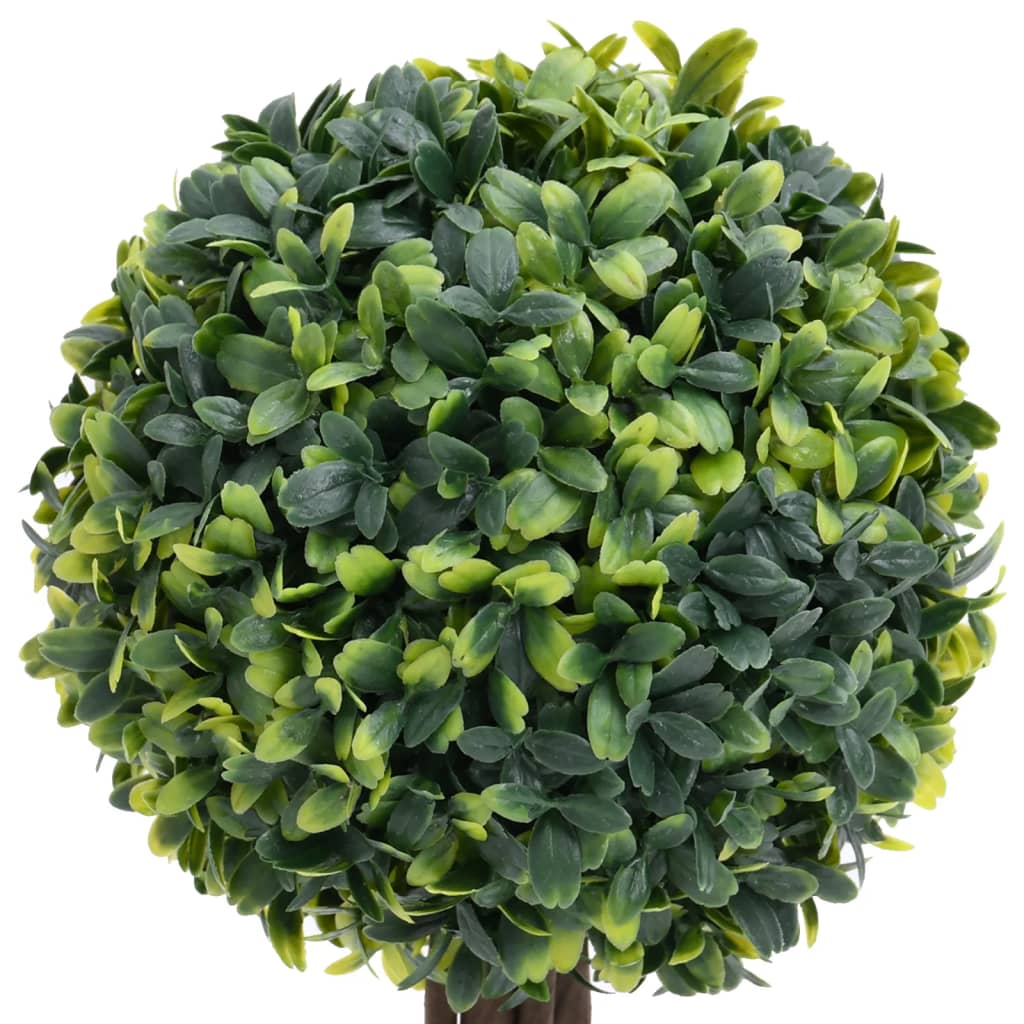 vidaXL Plante artificiale cimișir cu ghiveci, 2 buc. verde 41 cm minge