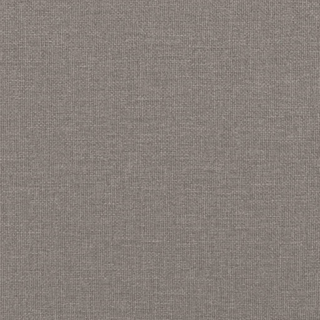 vidaXL Taburet, gri taupe, 60x50x41 cm, material textil