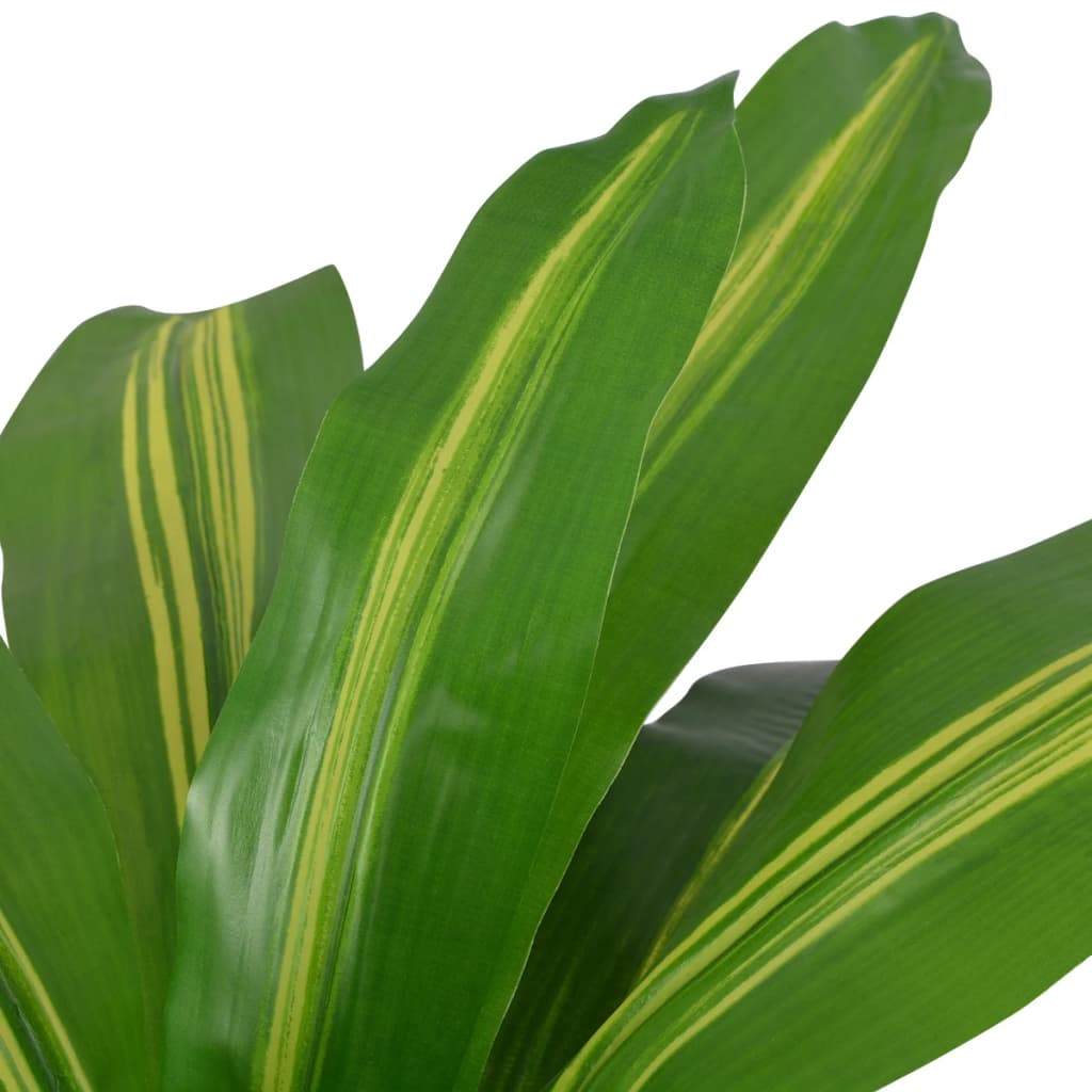 vidaXL Plantă Dracena artificială cu ghiveci, 90 cm, verde
