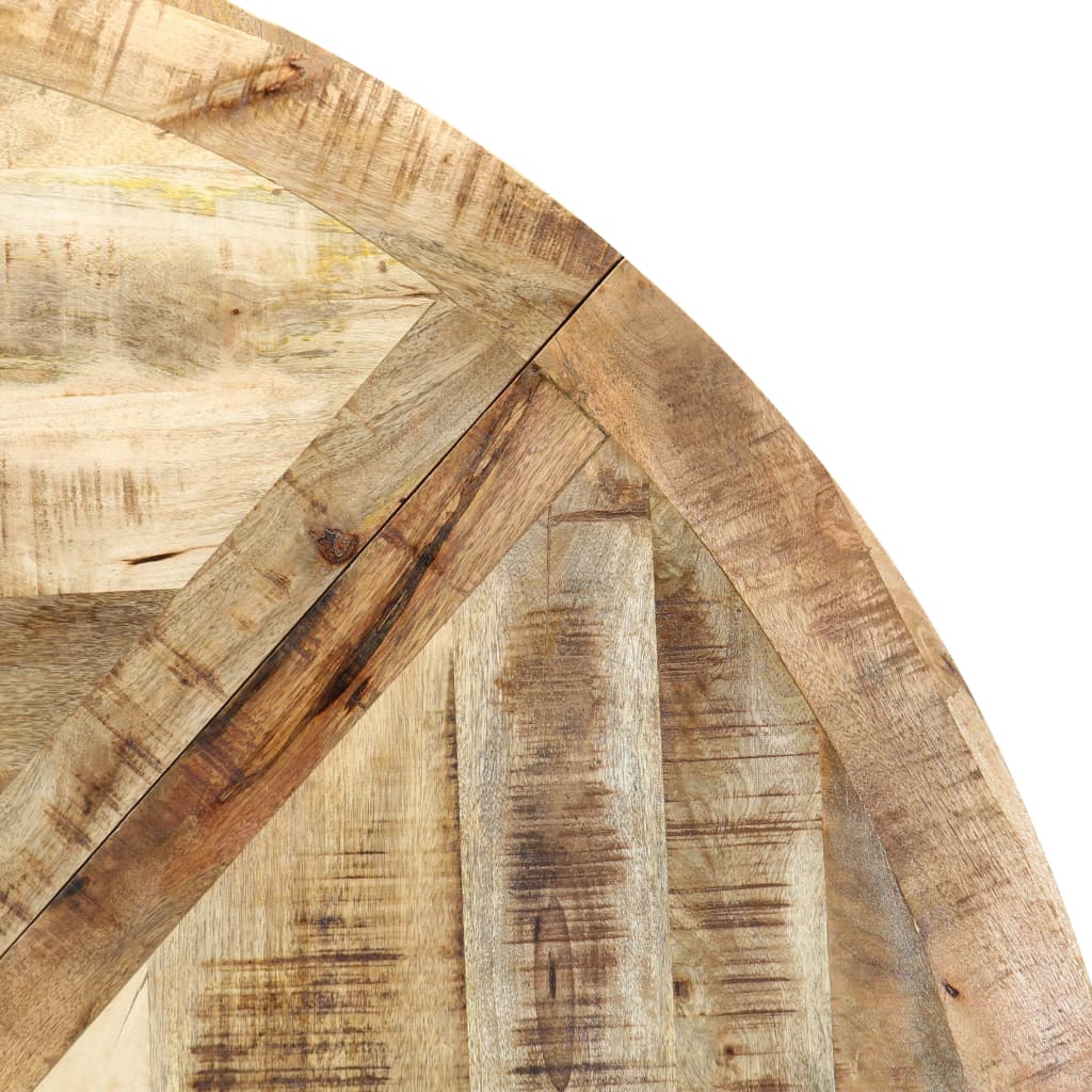vidaXL Masă de bucătărie, 150x76 cm, lemn masiv de mango, rotund