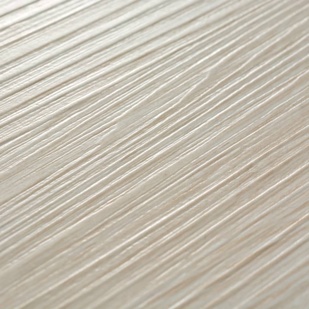 vidaXL Plăci pardoseală autoadezive stejar clasic alb 5,02 m² 2 mm PVC