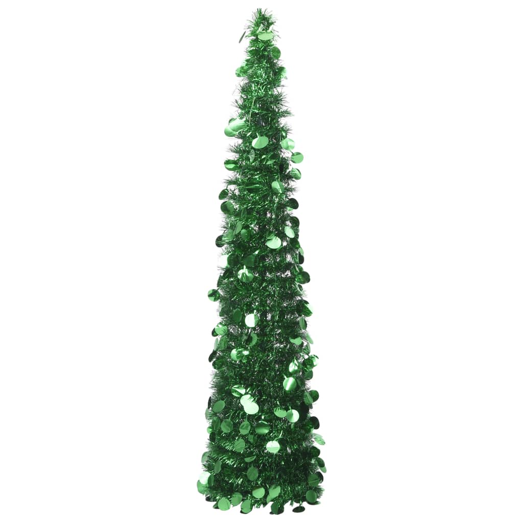 vidaXL Brad de Crăciun artificial tip pop-up, verde, 150 cm, PET