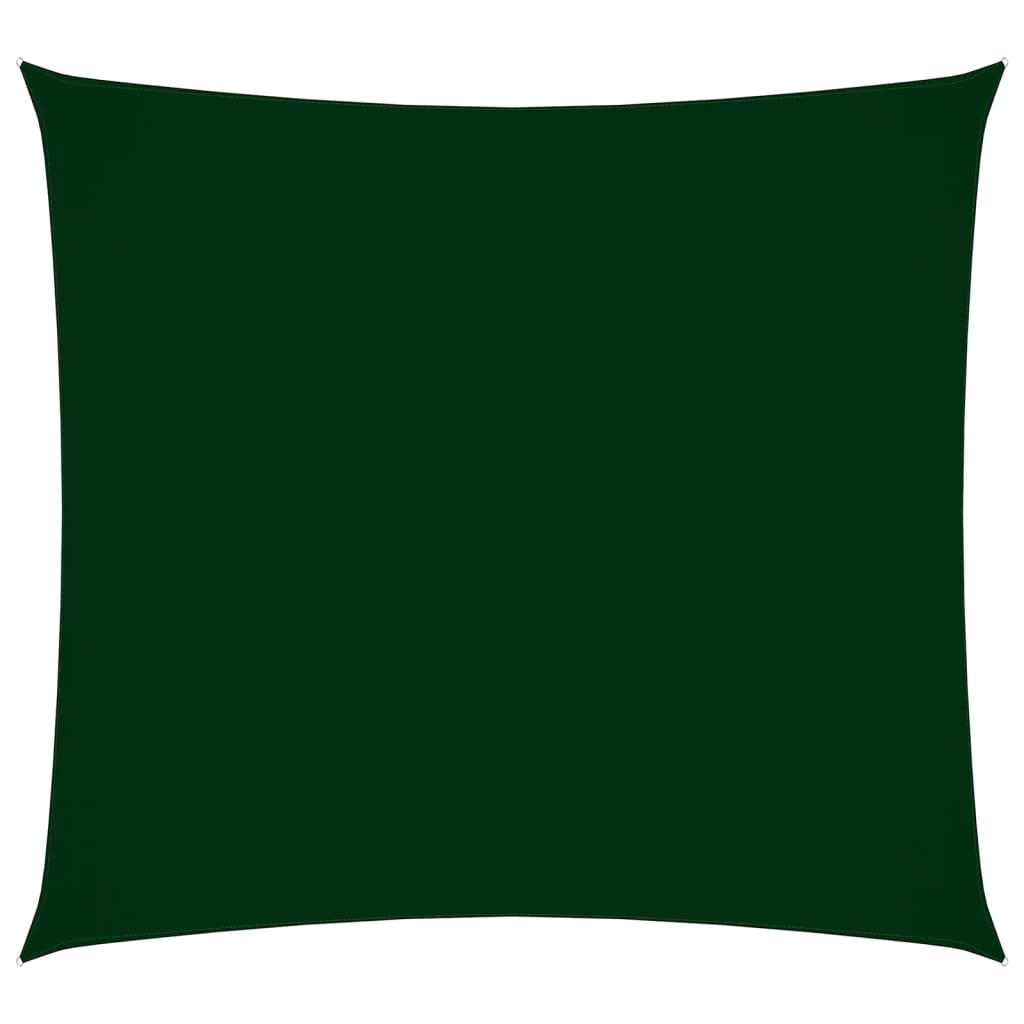 vidaXL Parasolar, verde închis, 3,6x3,6 m, țesătură oxford, pătrat