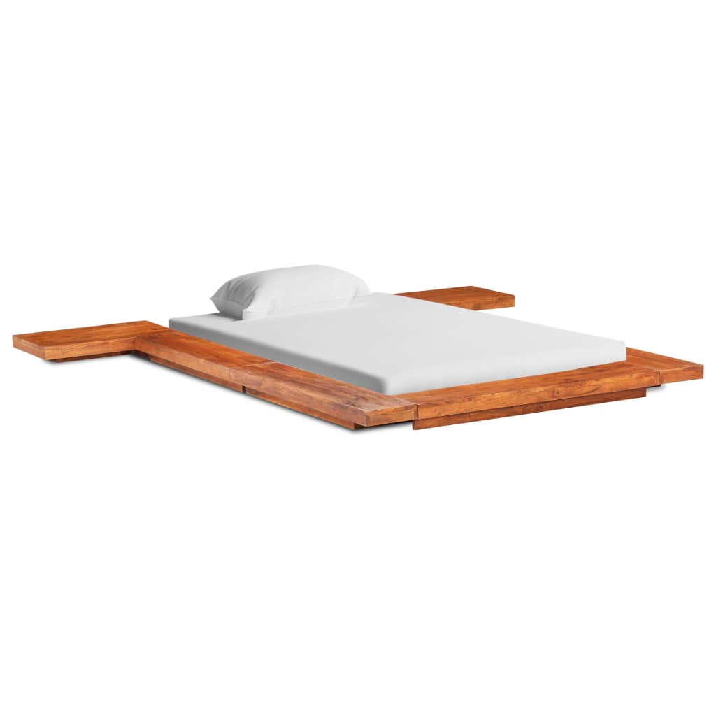 vidaXL Cadru pat futon, stil japonez, 100 x 200 cm, lemn masiv acacia