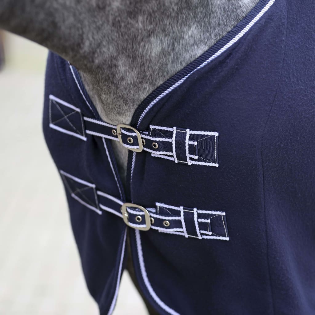 Covalliero Pătură de cai din lână "RugBe Classic" bleumarin, 125 cm