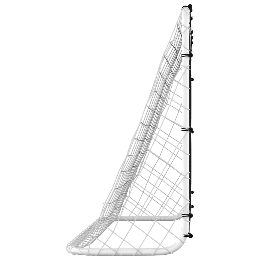 vidaXL Poartă de fotbal cu plasă de antrenament, 184x61x122 cm, oțel