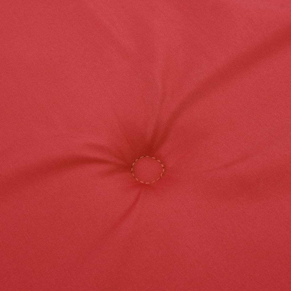 vidaXL Pernă de bancă de grădină, roșu, 120x50x3 cm, textil oxford