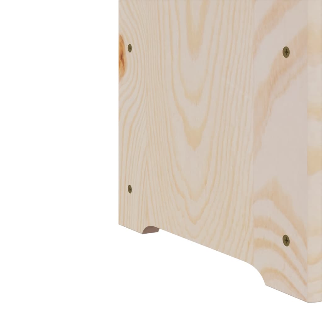 vidaXL Suport de vinuri, 43x25x37 cm, lemn masiv de pin