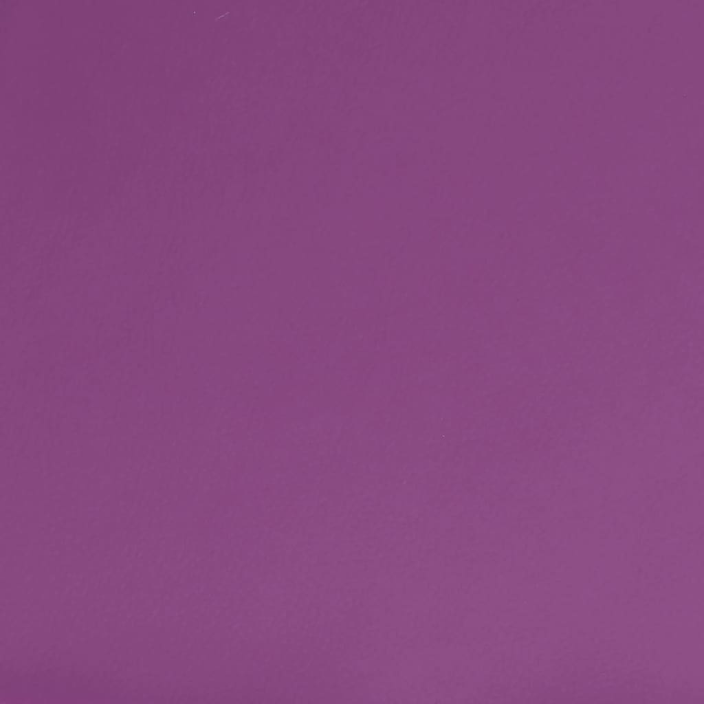 vidaXL Scaun de bucătărie pivotant, violet și alb, piele ecologică